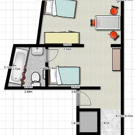 Apartmán Triangeln
